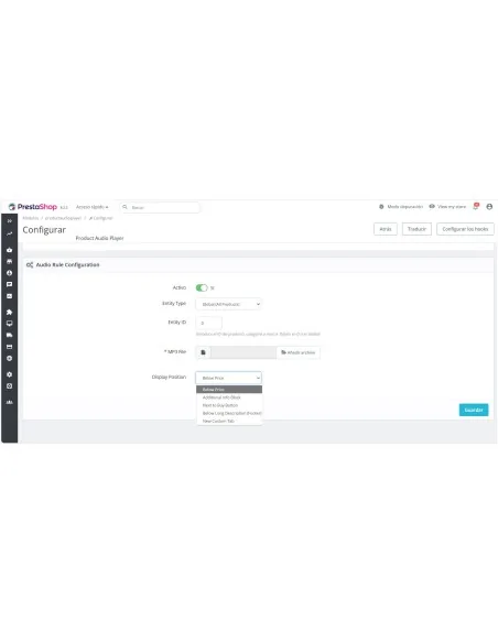 Select position