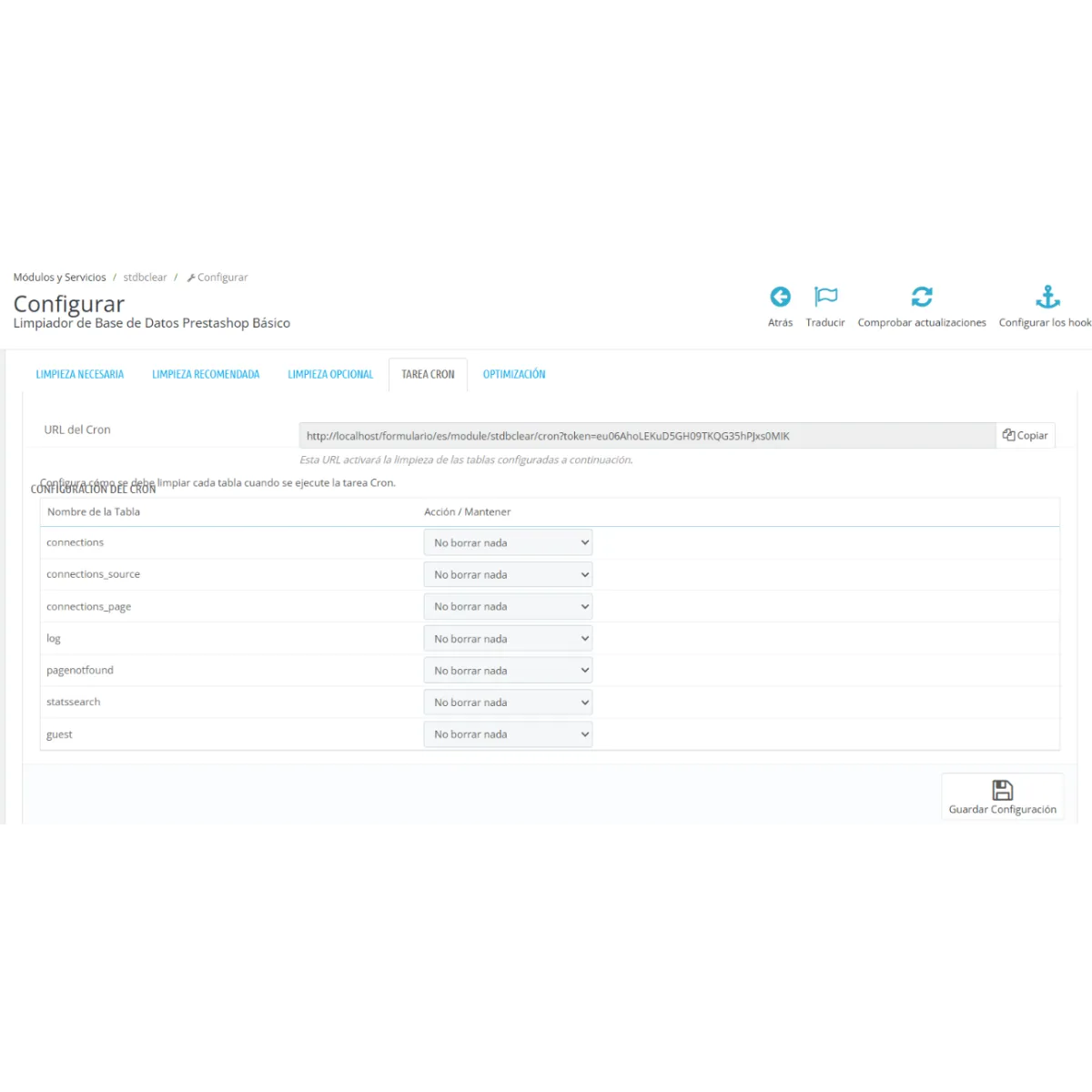 Database Cleaner and Optimizer for PrestaShop