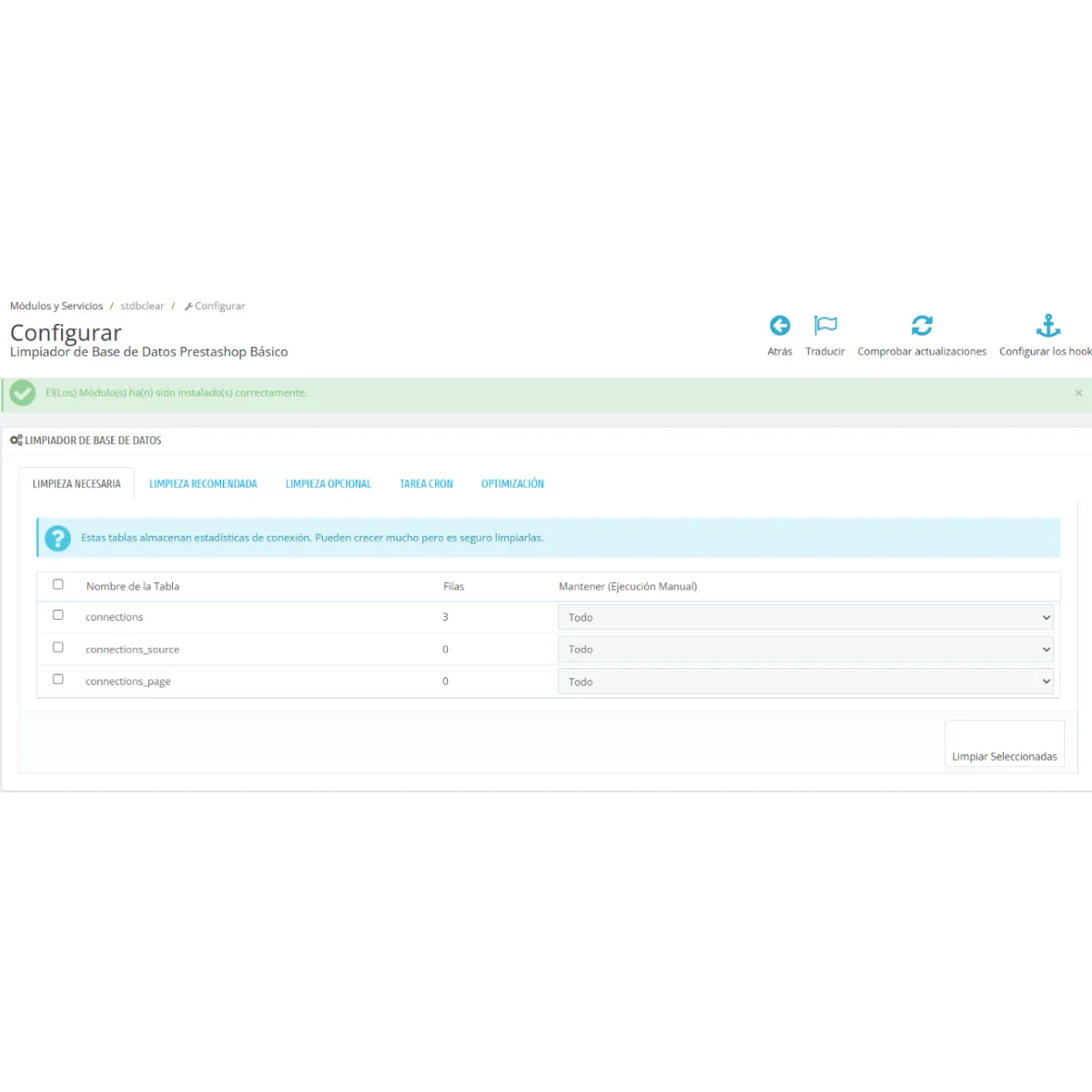 Database Cleaner and Optimizer for PrestaShop