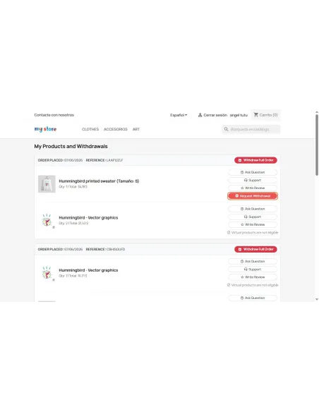 Desistimiento parcial