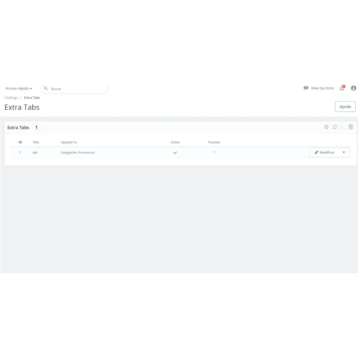 Product Extra Tabs: Custom tabs in PrestaShop