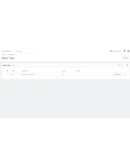 Product Extra Tabs: Custom tabs in PrestaShop
