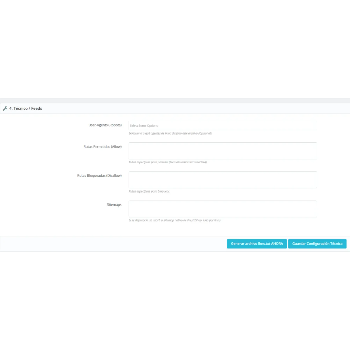 MW LLMs.txt Generator - SEO for AI in PrestaShop