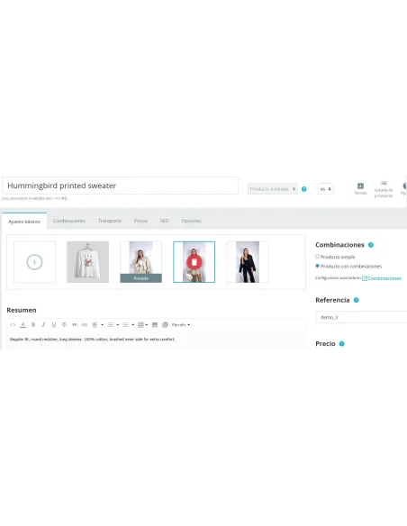 Delete Image Hover - Quick deletion of product images.